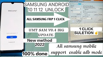 umt new update 2022 | Samsung Mobile Frp Bypass One Click Free | UMT New Update | samsung frp