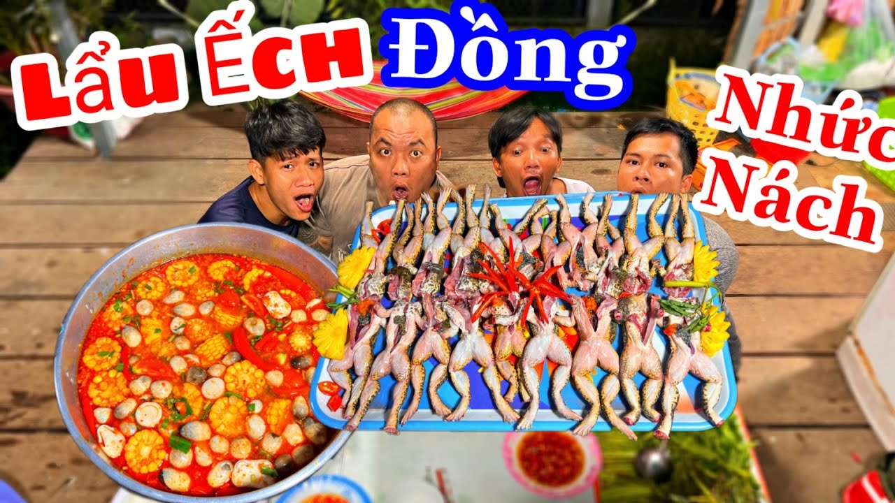 TXTV - Thánh Xàm Làm Món Mỹ Nữ Chân Dài Ếch Đồng Nấu Lẩu Chua cực ngon