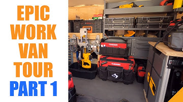 MY EPIC WORK VAN SETUP PART 1 | 2025
