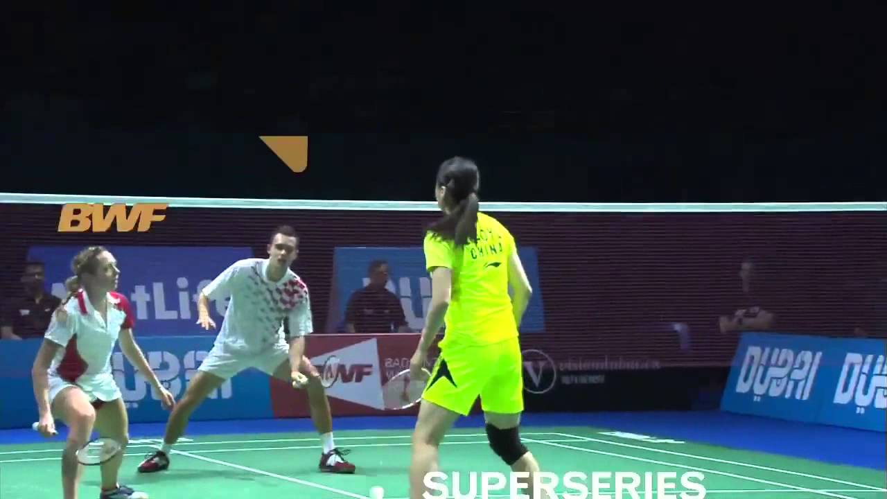 SF - 2014 Dubai Superseries Finals - Zhang Nan/Zhao Yunlei vs Chris/Gabrielle Adcock