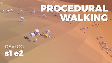 Procedural walking from scratch (evolution sim devlog 1-2)