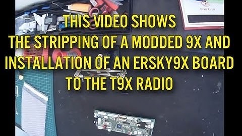 ERSKY9X Board Installation Timelapse