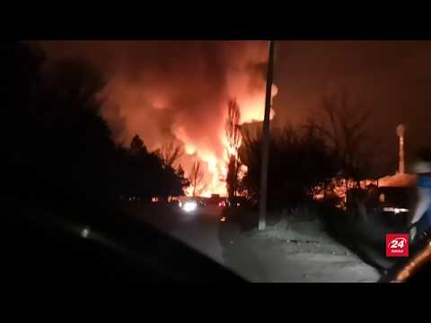 Вибухи та пожежа у Кропивницькому