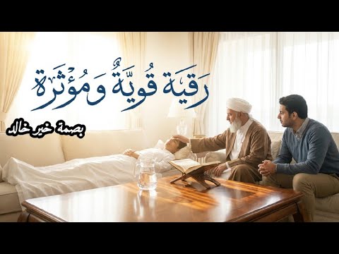 علاج الحمى المرتفعة عند الاطفال بإذن الله قناة الرقية الشرعية للشيخ خالد عمري