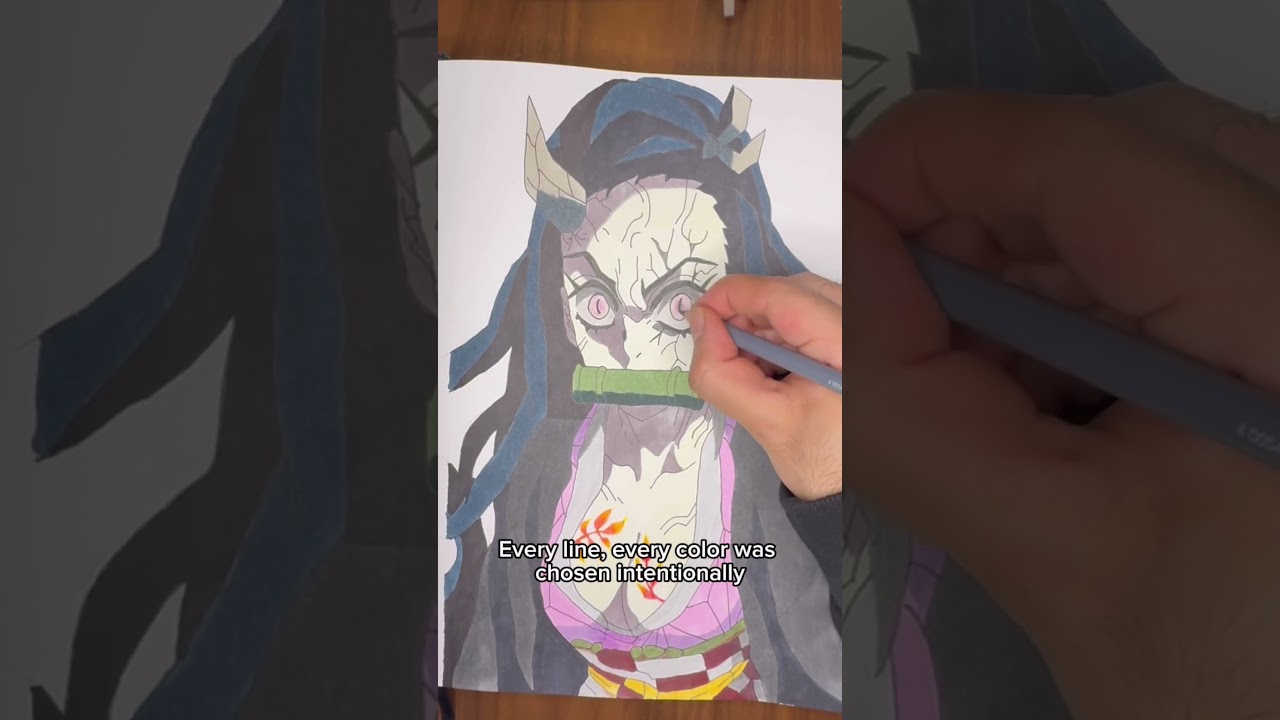 Nezuko Kamado Demon Form | Demon Slayer Fan Art 