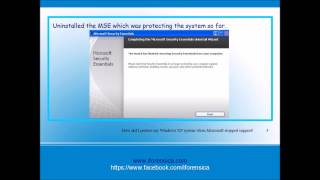 How did I protect my Windows XP system  when Microsoft stopped support!