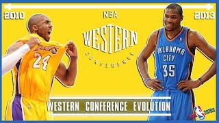 A Timeline of The NBA Western Conference In The Last Decade (NBA 2010s)