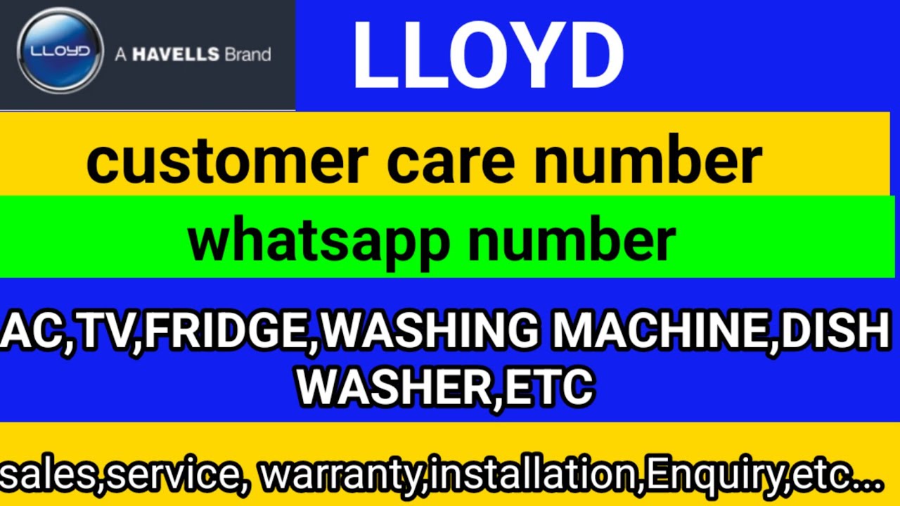 customer care number lloyd