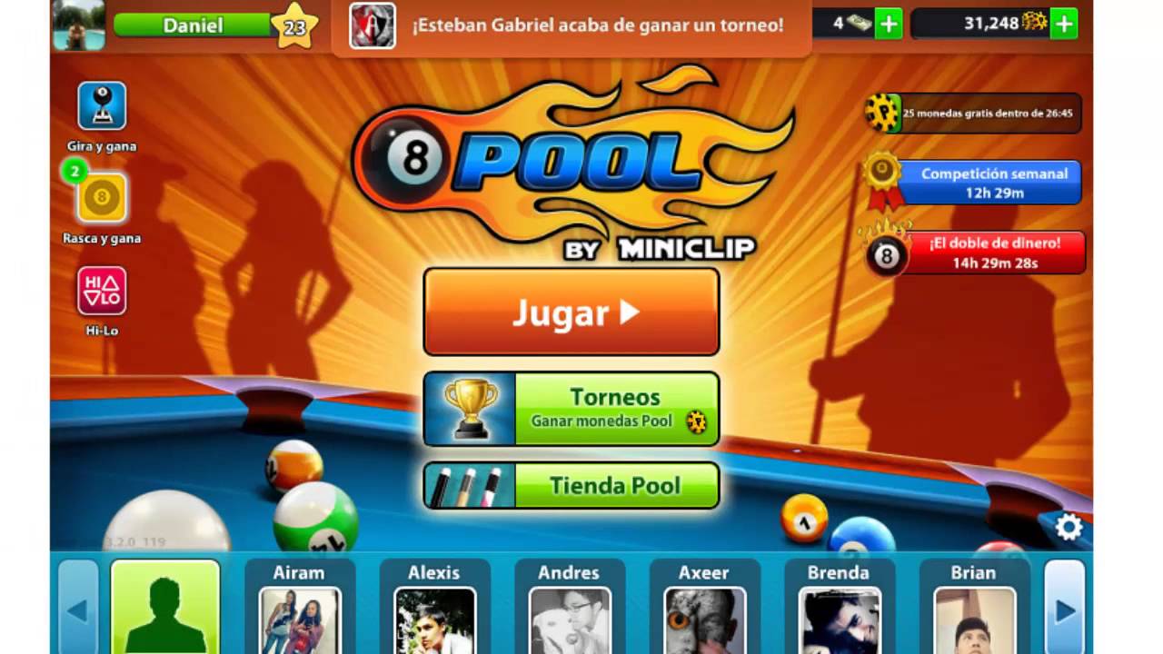 Dinero infinito 8 ball pool facebook 2018 - 