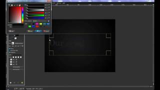 Golden text effect in Gimp