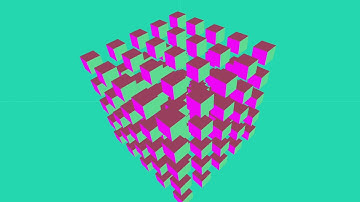 Animation of 3D GRID with Javascript (P5.js)