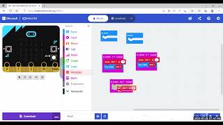 Addition using microbit