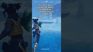 Finally Found Midas Flopper On Chapter 7 Season 2#fortnite #zerobuild #teamiceking #gaming