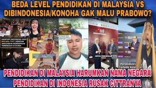 MALU PAK PRABOWO DENGAN MALAYSIA YANG MEMILIKI SALAH SATU PENDIDIKAN TERBAIK DI DUNIA⁉️