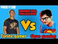 GYAN GAMING VS TONDE GAMER HIGHEST KILL CHALLENGE IN DUO VS SQUAD RANKED MODE