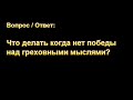 А. М. Гантовник. Что делать когда нет победы над греховными мыслями? МСЦ ЕХБ