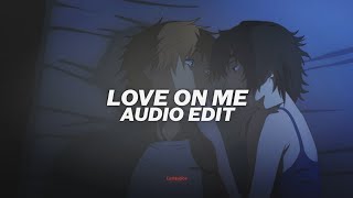 Love On Me - Jtbazz Slowed Reverb Edit Audio
