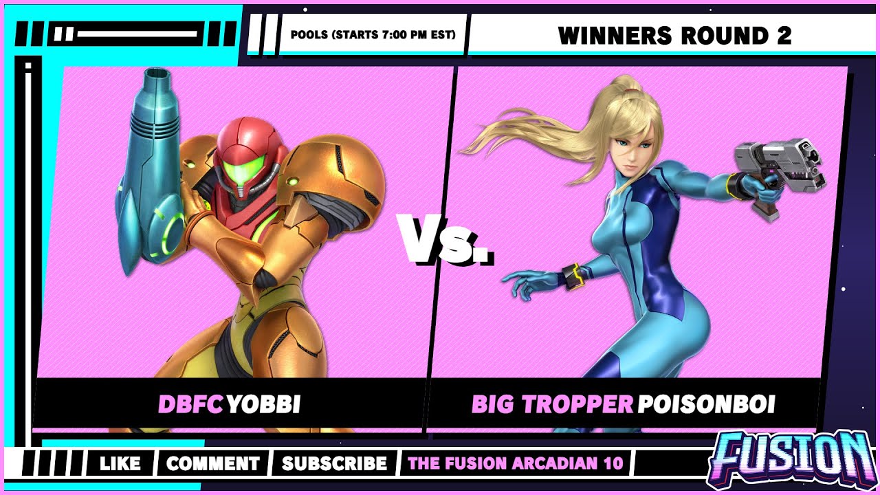 Fusion Arcadian 10 - WR2 - yoBBi (Samus) VS Poisonboi (Zero Suit Samus) - Super Smash Bros. Ultimate