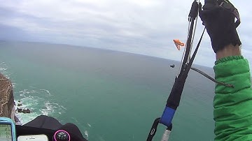 Asymmetric collapse Paragliding Nullarbor Jan 2017