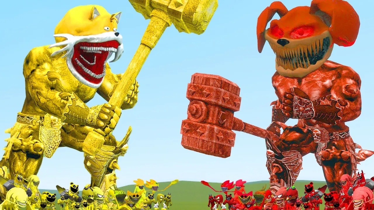 NEW THOR SHIN TAILS TAPES FAMILY VS POPPY PLAYTIME TITAN THOR DOGDAY NIGHTMARE FAMILY In Garry's Mod