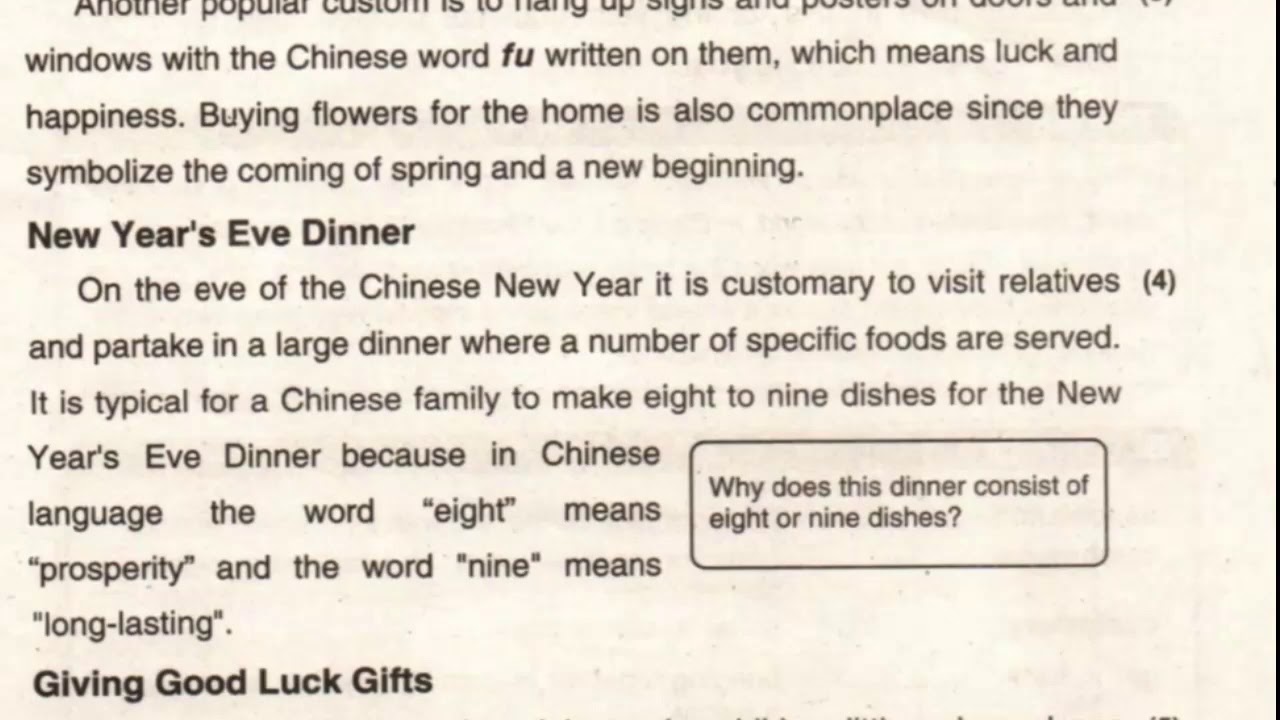 Chinese New Year | Class 10 English | unit 2 Full Text with Urdu Translation | English with shamas |