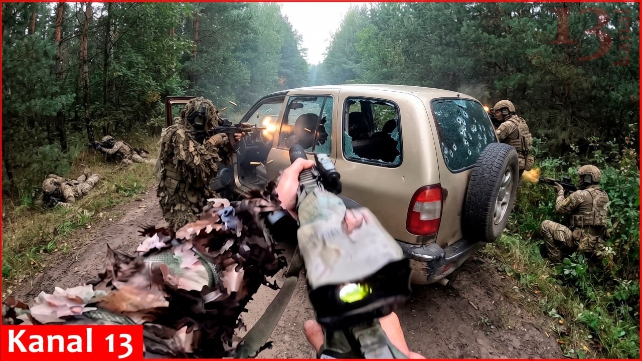Ukrainian commandos ambush Russian troops in Russia, capture weapons and classified documents