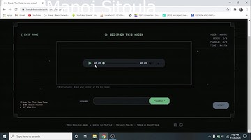 #breakthecode #level1  Break the Code Answers for Enigma