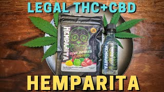 Hemparita delta-9 THC+CBD Lime Shooters and Gummies Review