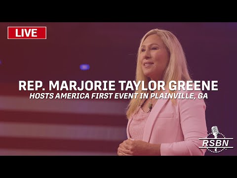 LIVE: Rep. Marjorie Taylor Greene holds America First Emergency Townhall in Plainville, GA - 9/22/23