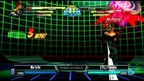 FFA MvC3 Tournament (6-26-11) M20 Kn1v3s vs [TL] Fanatiq {WF}