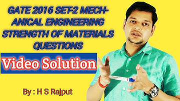 GATE 2016 (ME SET-2) SOM Question