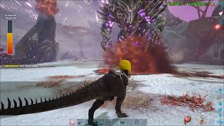 Ark Survival Evolved - Alpha King An Vs 2 Carchas