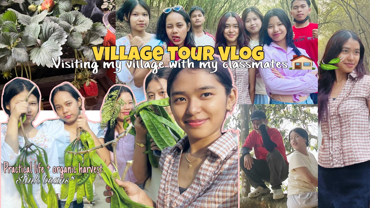 Taking my friends to my village for the first time 🏠|| Where practical meets greens🥬*organicfarming*
