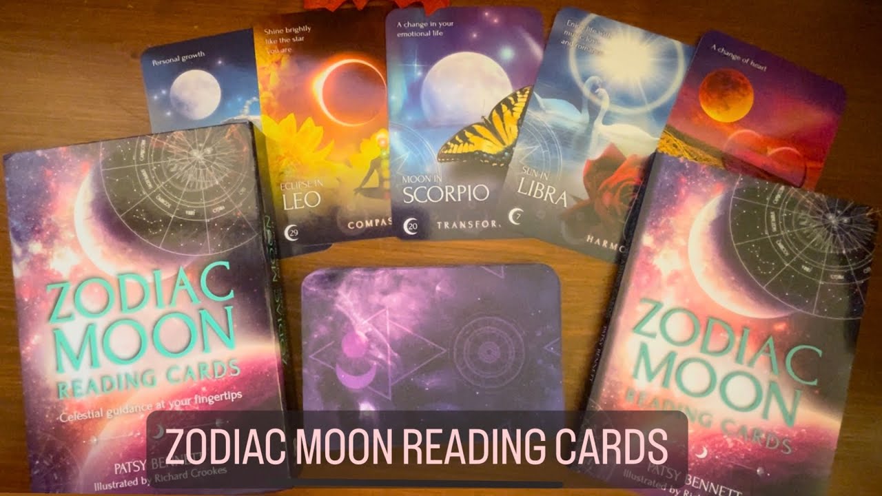Zodiac Moon Reading Cards | Full Flip Through - YouTube