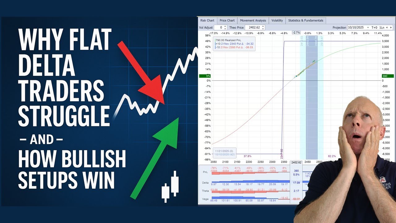 Почему трейдеры с плоской дельтой испытывают трудности и как побеждают бычьи сетапы!