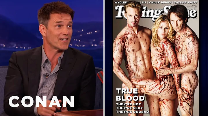 Stephen Moyer Relives The "True Blood" Photo Shoot...