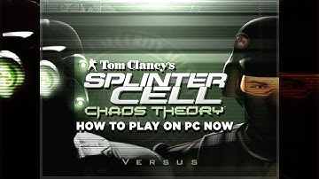 Splinter Cell: Chaos Theory VS Mode Spies Vs Mercs (How you can Join me) | CenterStrain01