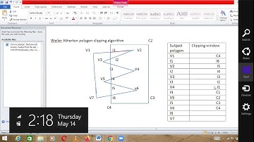 weiler atherton polygon clipping algorithm