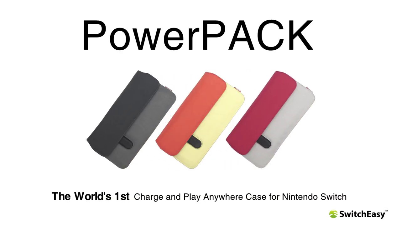 SwitchEasy PowerPACK- World's First Charge and Play Anywhere Case for Nintendo Switch