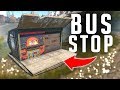 I RIGGED this BUS STOP BASE with TESLA COILS | Rust Trap