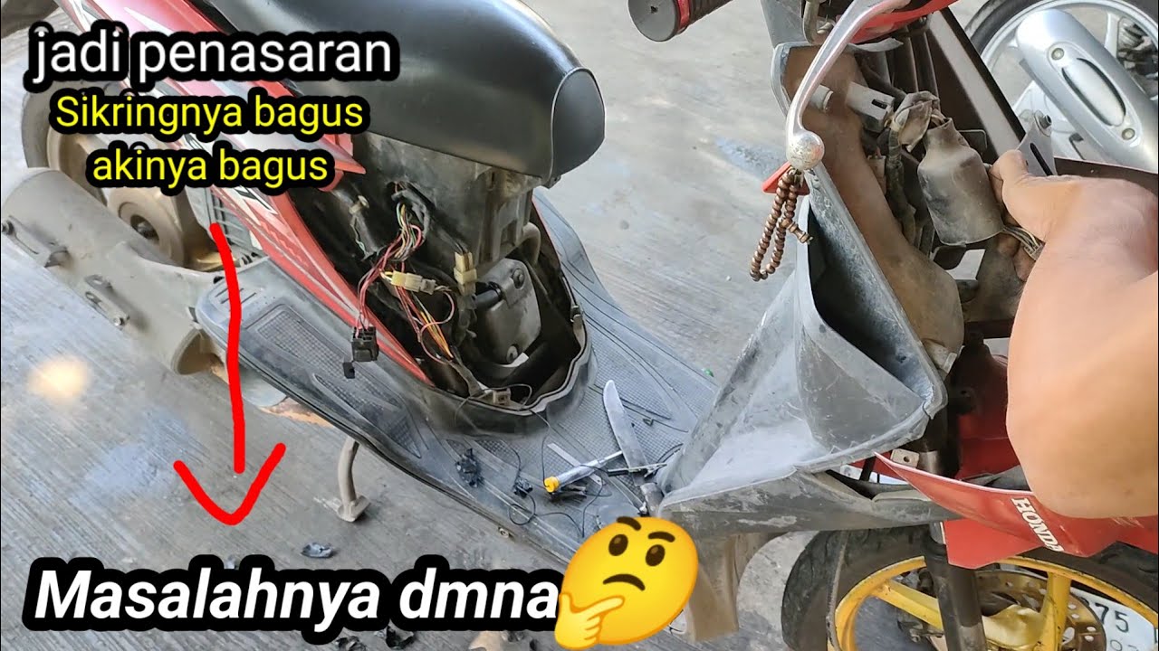 HONDA beat intalasi kelistrikan mati yuk di cek