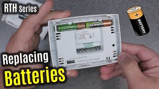 BATTERY Replacement | Honeywell Home RTH2510 2410 Series | HOW TO Guide