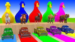 Long Slide Game With Cow Elephant Gorilla Hippopotamus Tiger 3d Animal Game Funny 3d Animals screenshot 3