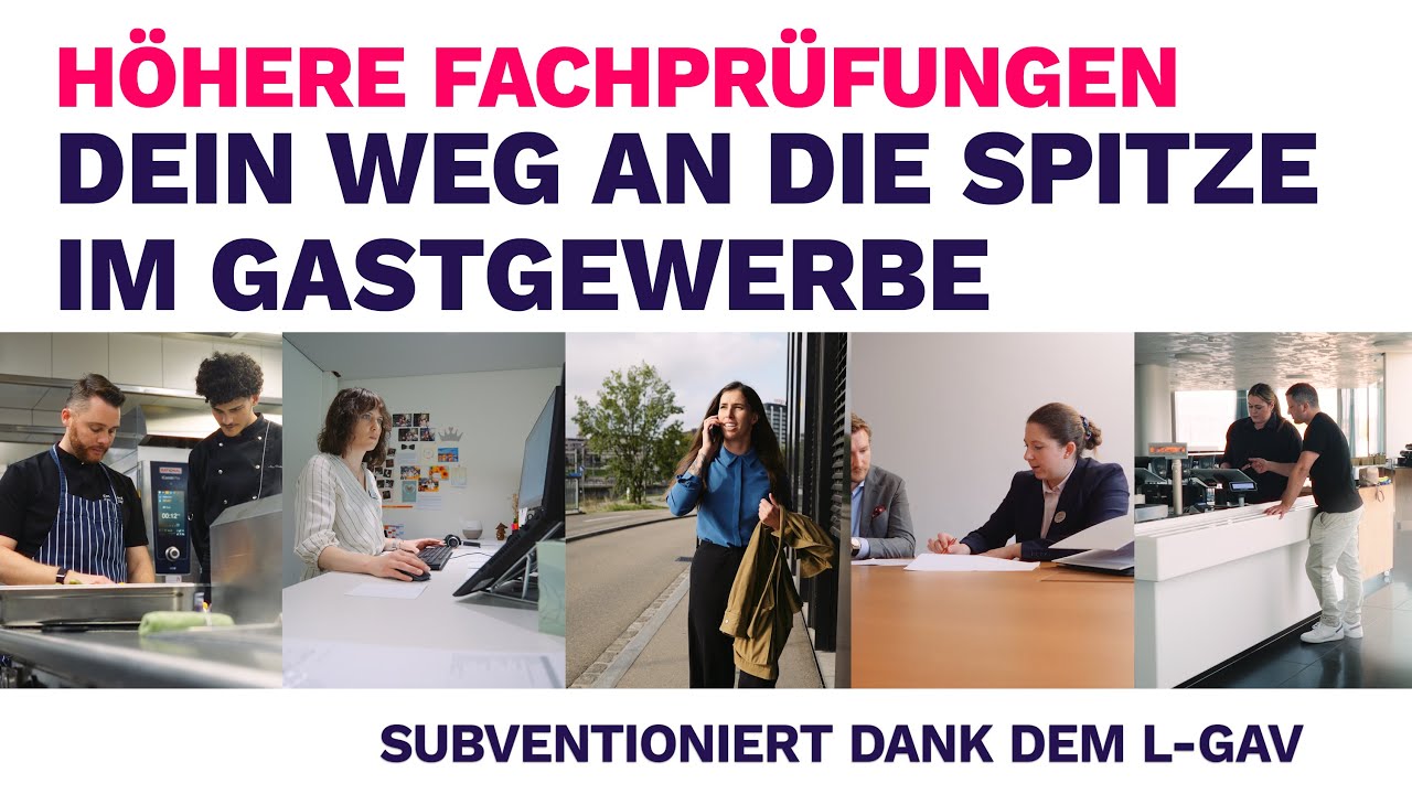 Höhere Fachprüfungen - Dein Weg an die Spitze im Gastgewerbe
