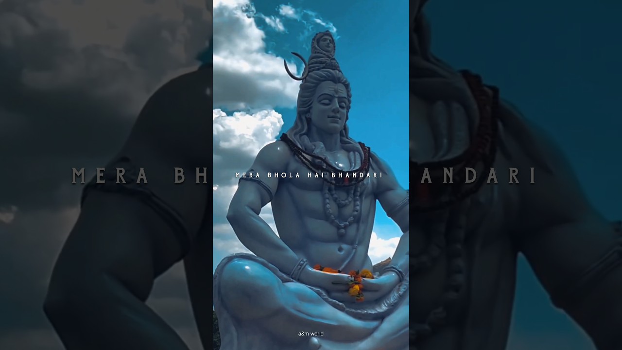 Mera bhola hai bhandari  4k full screen whatsapp status  mahadev