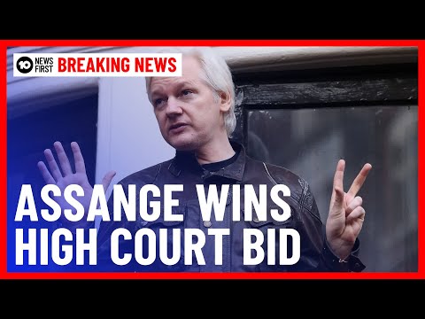Julian Assange Granted Leave To Appeal Extradition To US | 10 News First