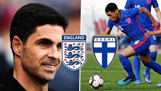 Arteta Dimond Eye | Ethan Nwaneri VS Finland | England U18 | All Actions 2022