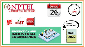 Download NPTEL Production & Ind Workbook/Qs of 100 Qs series, GATE 2022 | Prepare GATE 2023