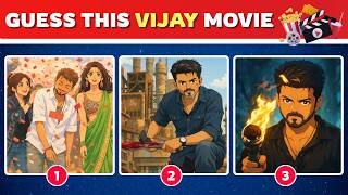 Guess the Vijay Movie by Ghibli Style Images | Tamil Movie Quiz | Thalapathy | TVK | Vijay Quiz