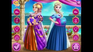 Disney Princess BFF's Elsa and Rapunzel Pregnancy Care and Dress Up Game screenshot 4